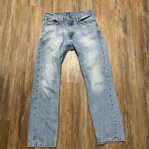 Levi's 505 Jeans - Men Size 31x30 - Regular Fit, Straight Leg -100% Cotton